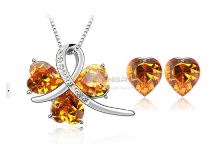 Rhodium Plated | Fashion Pendant Sets